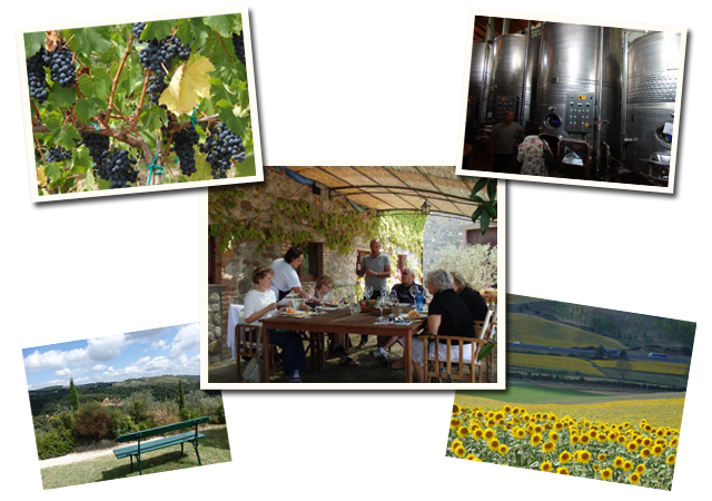 ウンブリアのワイナリーでマリアージュ・コースランチ