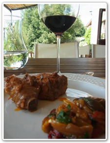 ウンブリアのワイナリーでマリアージュ・コースランチ